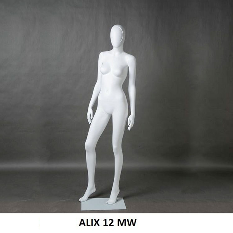 Manichino matrix donna bianco opaco ALIX 12 MW